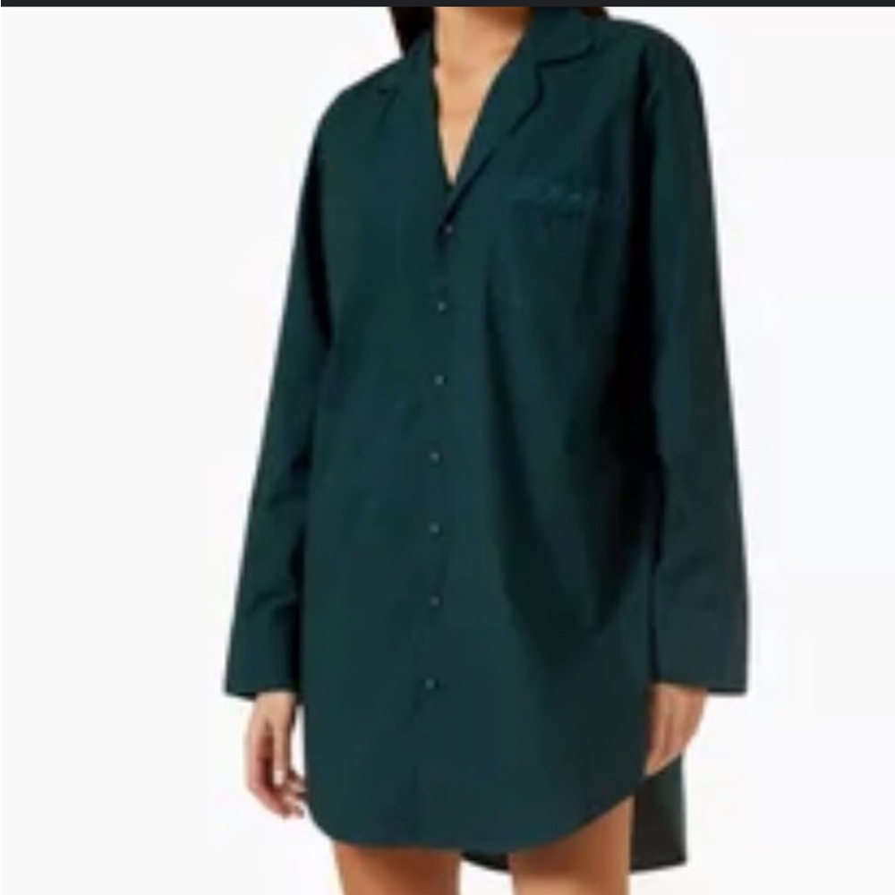 Spa Embroidered Cotton-Poplin Nightdress